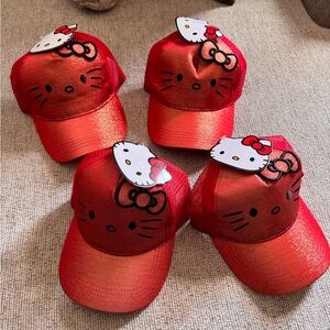Red Hello Kitty Caps 3 count